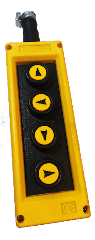 Botonera 4 botones, Una Velocidad.