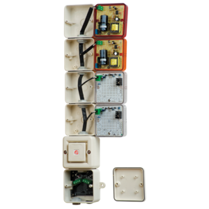 Alarma STA4 con torre/pila de balizas LED/xenón